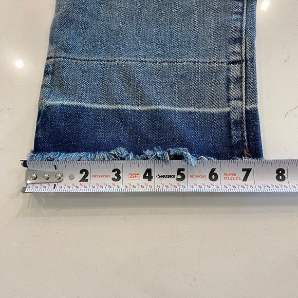 Kut from the Kloth Reese Ankle Straight Jeans Distressed size 10 - Picture 9 of 10